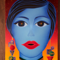 Quadro opera Dipinto di kino mistral