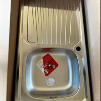 Lavabo in acciaio inox