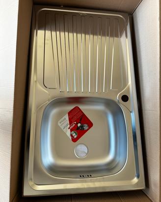 Lavabo in acciaio inox