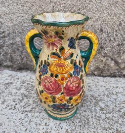 Vaso vintage in ceramica artigianale 21cm