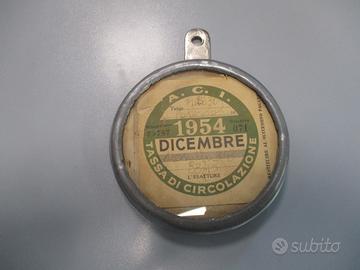BOLLO ORIGINALE motociclo 1954