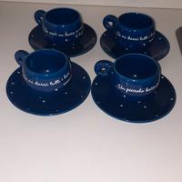 set 4 tazzine Baci Perugina 