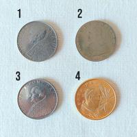 Papa Pio XII, Giovanni XXIII, Paolo VI set