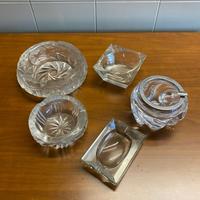 Set 5 posaceneri / svuotatasche vintage