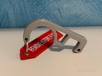 Blocca freno per moto “remove before flight”