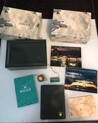 Rolex scatole coevi accessori libretti originali