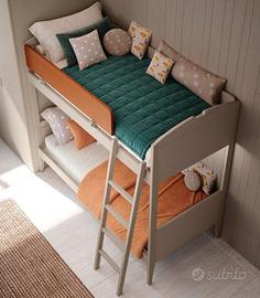 letto castello kora abete