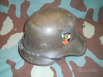 WW2 Mod C Gladiator Helmet riutilizzo Bulgaria