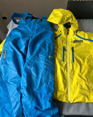 tuta da sci -giacca e pantaloni per bambino