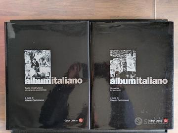 ALBUM ITALIANO.  2 volumi ( testo e fotografie)