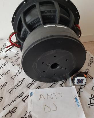 Sub Junior pro 12, pride MT15, pride m35 15, ST15