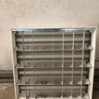 plafoniera quadrata luce al neon