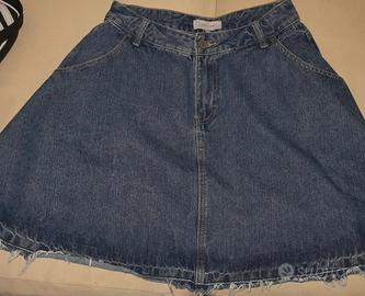 Minigonna in Jeans Lost Ink Taglia S (EU 38)