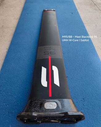 Wingfoil Mast Blackbird 95 UMH W-Core  Sabfoil