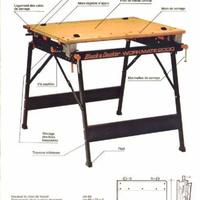 Banco da lavoro Black e Decker workmate 2000