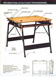 Banco da lavoro Black e Decker workmate 2000
