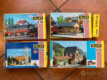 Lotto 4 kit Faller vintage 1980 – mai montati
