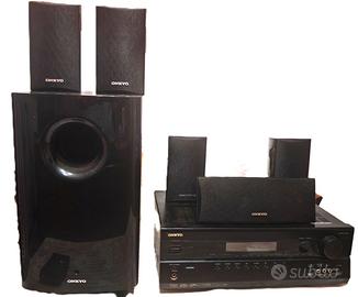 Impianto Home Theater 5.1 Onkyo TX-SR307 COMPLETO