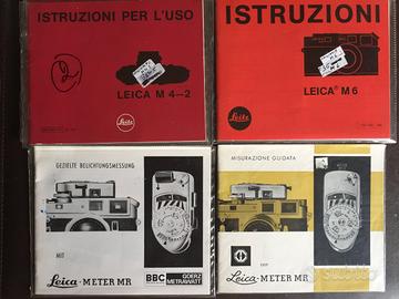 Libretti istruzione leica