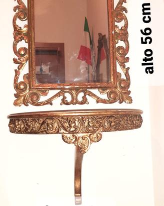 specchio  con consol 