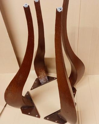 Gambe a sciabola vintage per tavolo 