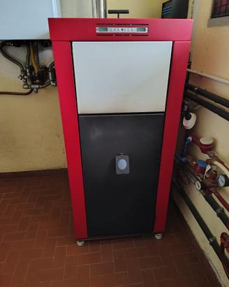 Caldaia a pellet edilkamin basic  e puffer 600 lt.