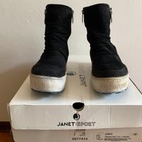 Tronchetti Janet/Sport camoscio neri usati 38