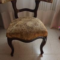 poltroncina in stile chippendale