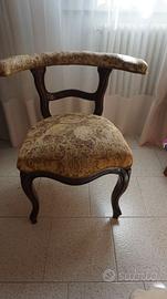 poltroncina in stile chippendale