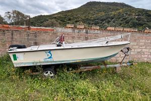 Motoscafo 5mt con motore Jhonson 737