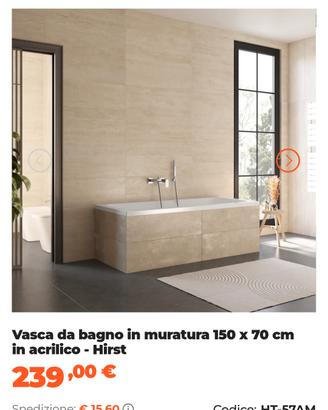 vasca da bagno 150