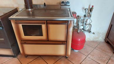 Cucina a legna Zadra con forno e caldaia