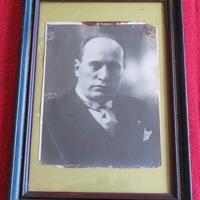 Quadro epoca Uffici Pubblici con Mussolini anni 20