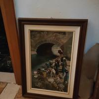 Cornice con quadro 51x37 dettaglio  in foto