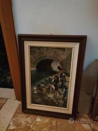 Cornice con quadro 51x37 dettaglio  in foto