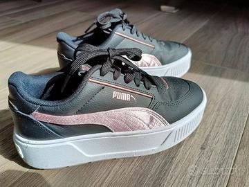 Puma vikky platform nere e rosa best sale