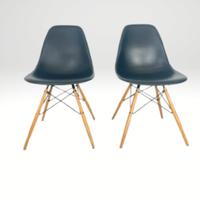 Sedie Vitra DSW Eames nero 