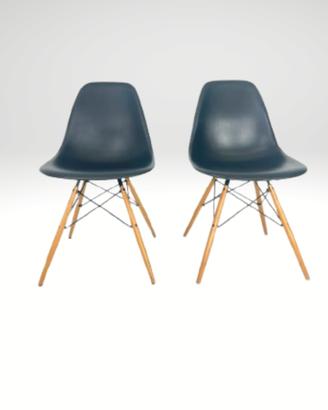 Sedie Vitra DSW Eames nero 