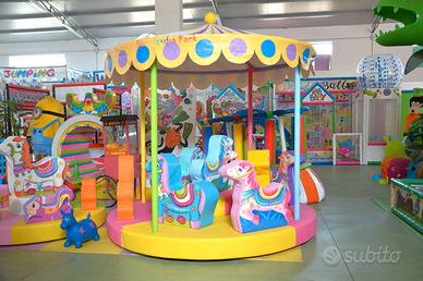 Giostrina Cavalli Elettrica x Bambini x Aree Gioco