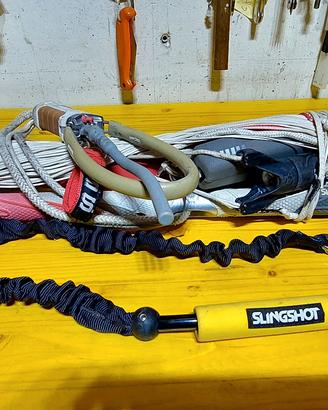 barra kite slingshot  completa leash