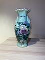 Vaso cinese in ceramica dipinto a mano