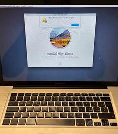 Macbook pro da revisionare