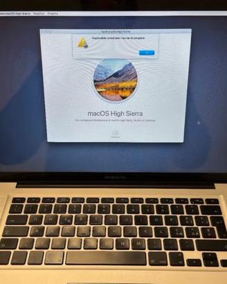 Macbook pro da revisionare