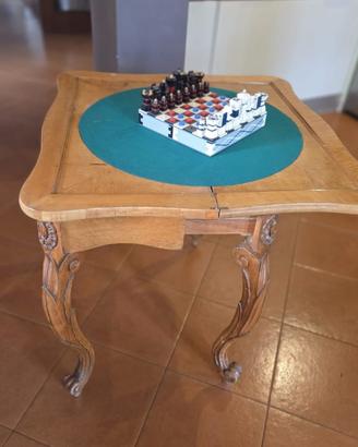 Tavolo gioco antico