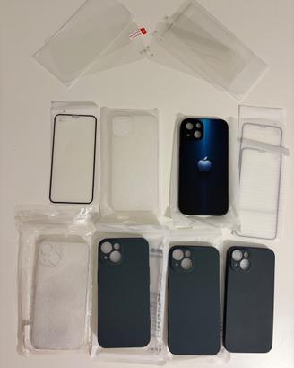 Cover iphone + vetri protettivi
