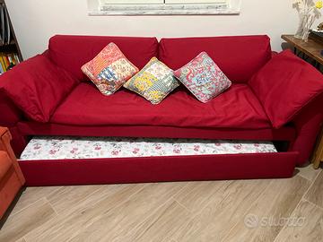 Divano letto artigianale