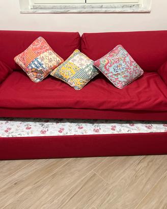 Divano letto artigianale