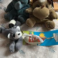 Set 4 Portachiavi Peluche