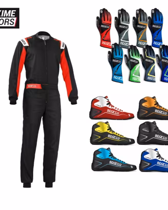 Kit abbigliamento SPARCO Go Kart bambino tuta + +