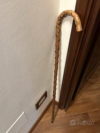 bastone da passeggio castagno con nodi